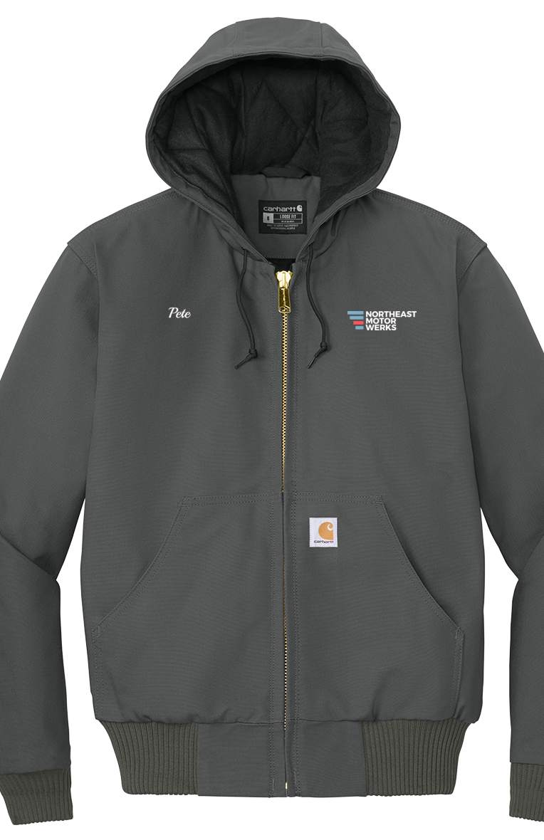 Jacket - Carhartt® Quilted-Flannel-Lined Duck Jacket CT106677 - Northeast Motor Werks