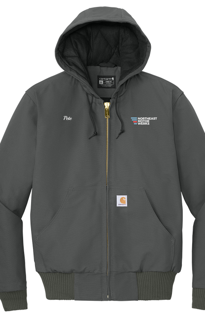 Jacket - Carhartt® Quilted-Flannel-Lined Duck Jacket CT106677 - Northeast Motor Werks