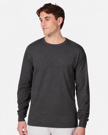 Long Sleeve T-Shirt - Hanes Beefy-T Long Sleeve Tee - 5186