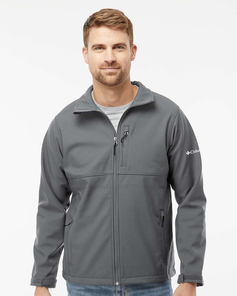 Embroidered Columbia® Men's Ascender™ Soft Shell Jacket - 212483
