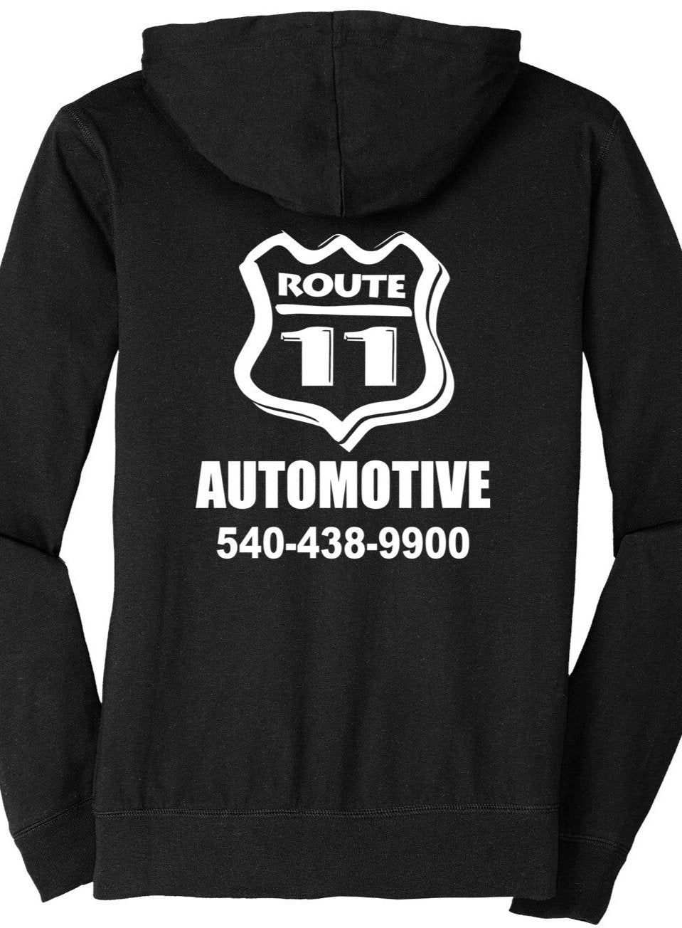 FULL ZIP HOODIE - District  Jersey DT1100 - Route 11 Automotive