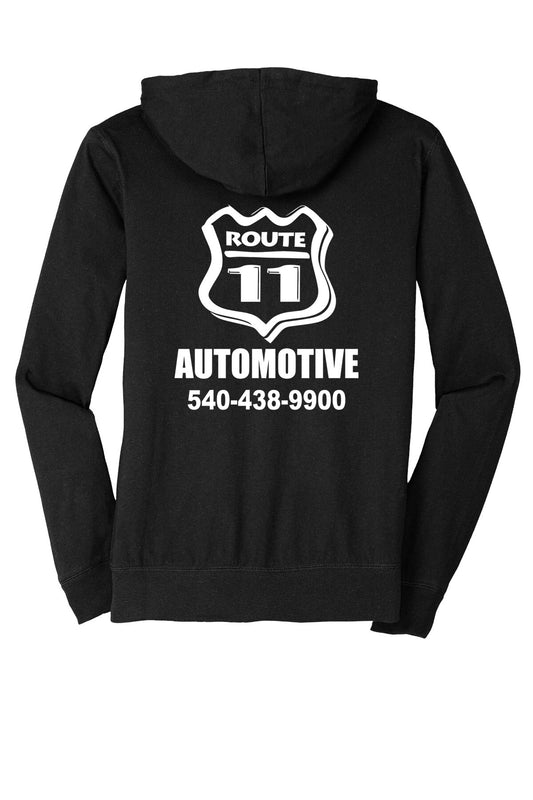 FULL ZIP HOODIE - District  Jersey DT1100 - Route 11 Automotive