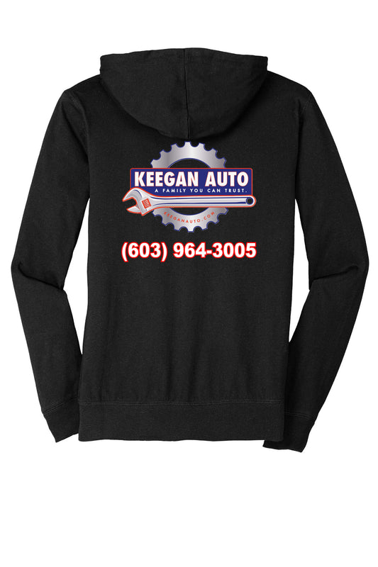 FULL ZIP HOODIE - District  Jersey DT1100 - Keegan Auto