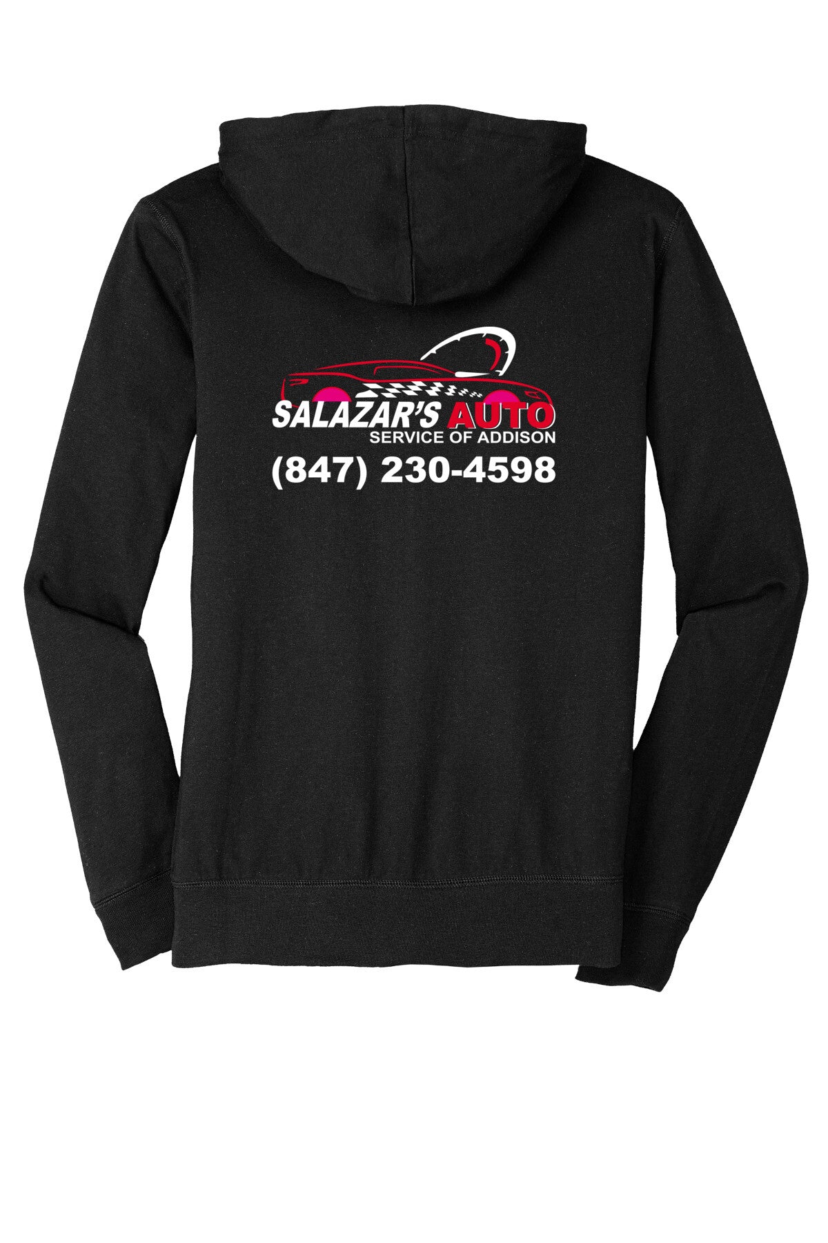 FULL ZIP HOODIE - District  Jersey DT1100 - Salazars Auto