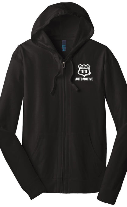 FULL ZIP HOODIE - District  Jersey DT1100 - Route 11 Automotive