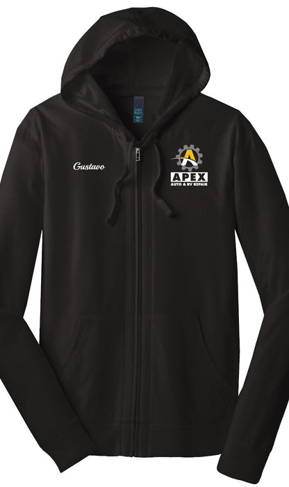 FULL ZIP HOODIE - District  Jersey DT1100 - Apex Auto and RV Repair