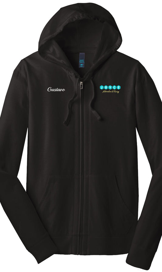 FULL ZIP HOODIE - District  Jersey DT1100 - Joyce Automotive & Towing