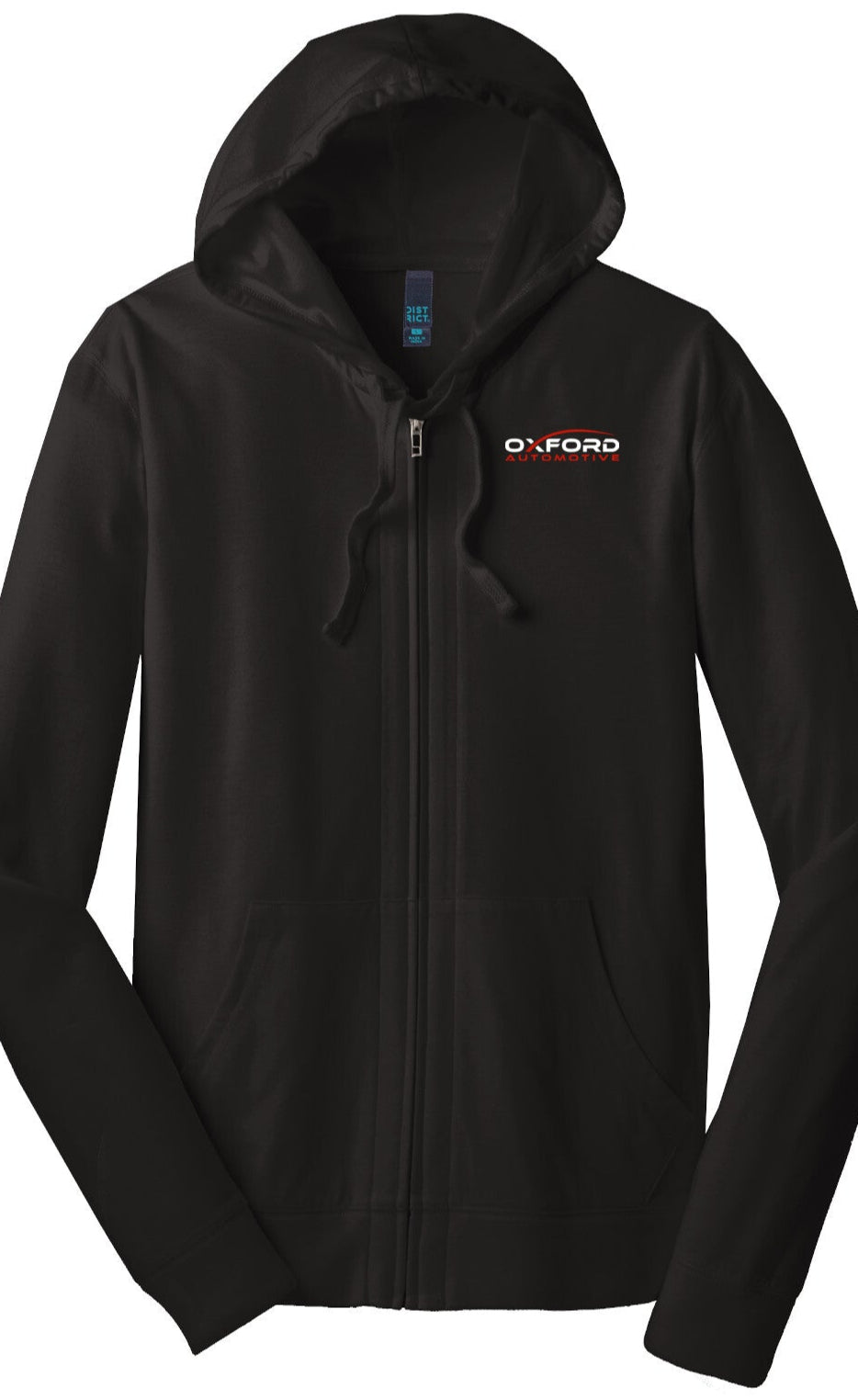 FULL ZIP HOODIE - District  Jersey DT1100 - Oxford Automotive