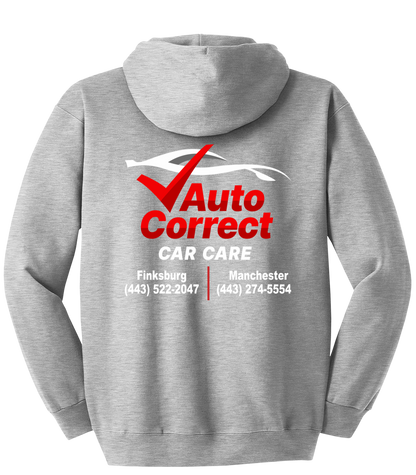 Pullover Hooded Sweatshirt - Hanes® Ultimate Cotton® F170 - Auto Correct Car Care