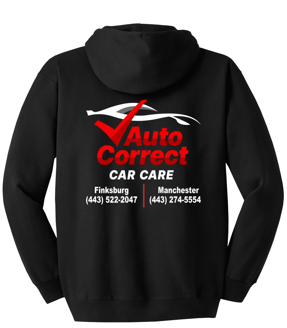 Pullover Hooded Sweatshirt - Hanes® Ultimate Cotton® F170 - Auto Correct Car Care