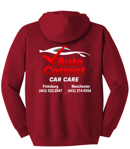 Pullover Hooded Sweatshirt - Hanes® Ultimate Cotton® F170 - Auto Correct Car Care