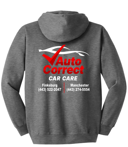 Pullover Hooded Sweatshirt - Hanes® Ultimate Cotton® F170 - Auto Correct Car Care