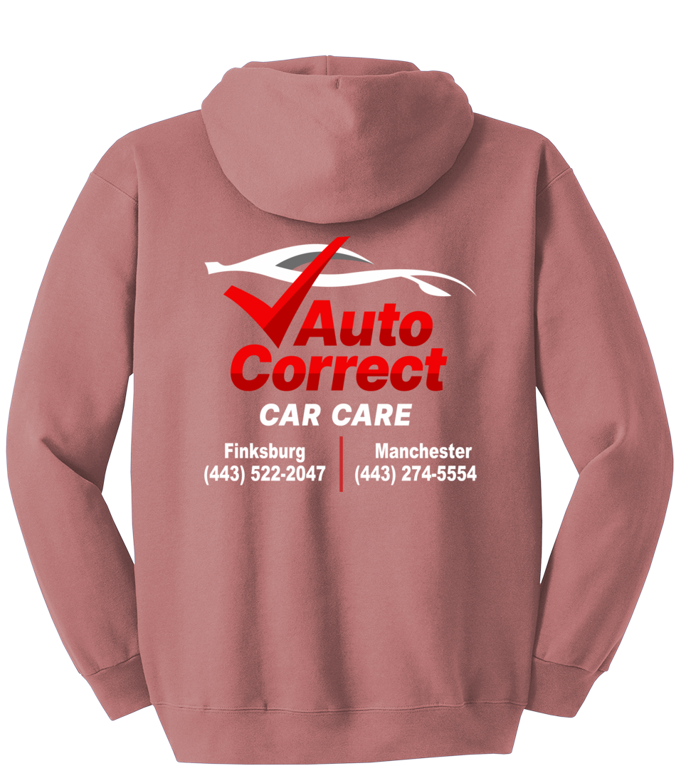 Pullover Hooded Sweatshirt - Hanes® Ultimate Cotton® F170 - Auto Correct Car Care