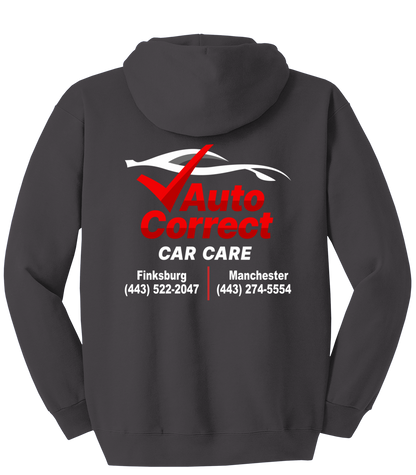 Pullover Hooded Sweatshirt - Hanes® Ultimate Cotton® F170 - Auto Correct Car Care