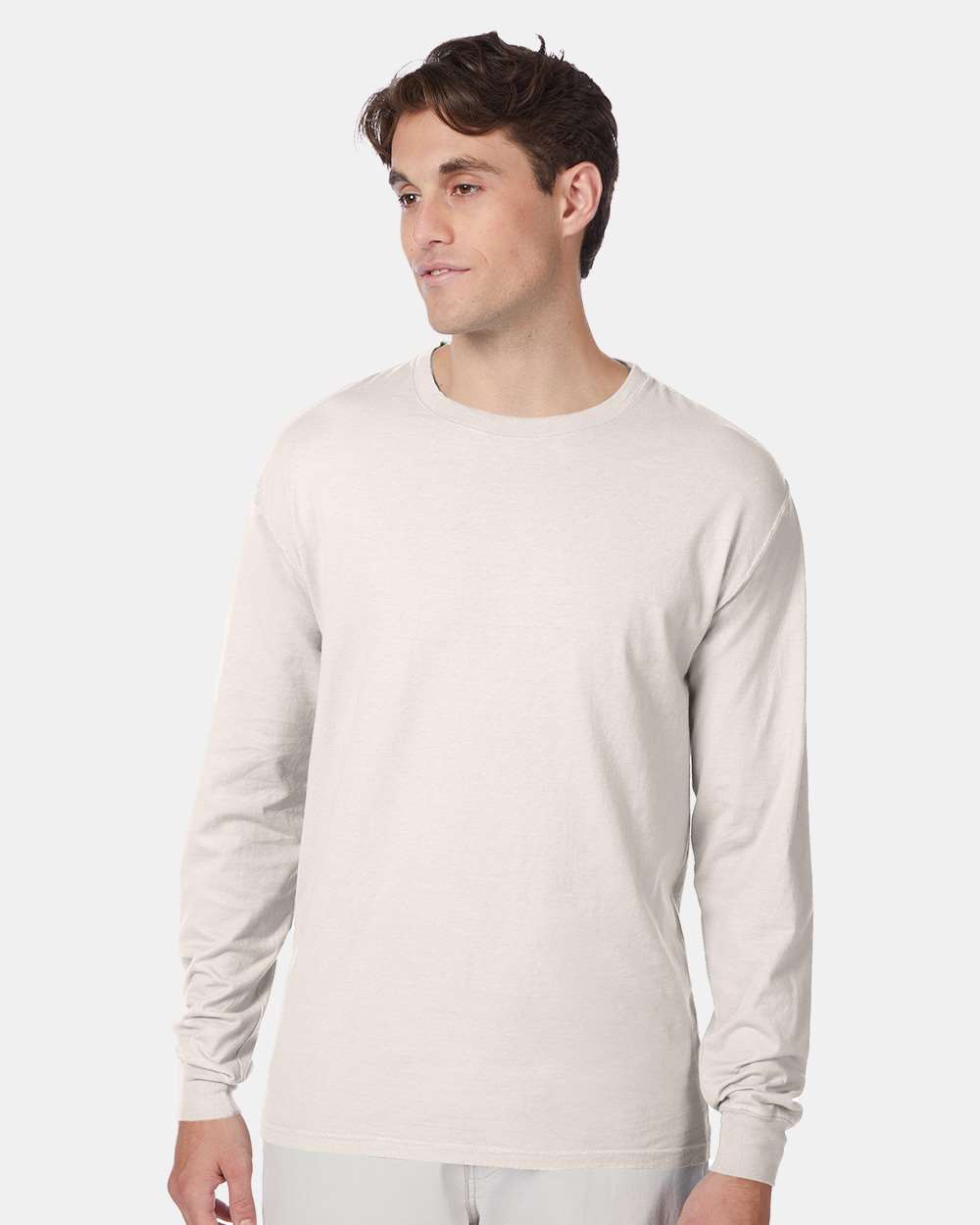 Long Sleeve T-Shirt - Hanes Beefy-T Long Sleeve Tee - 5186