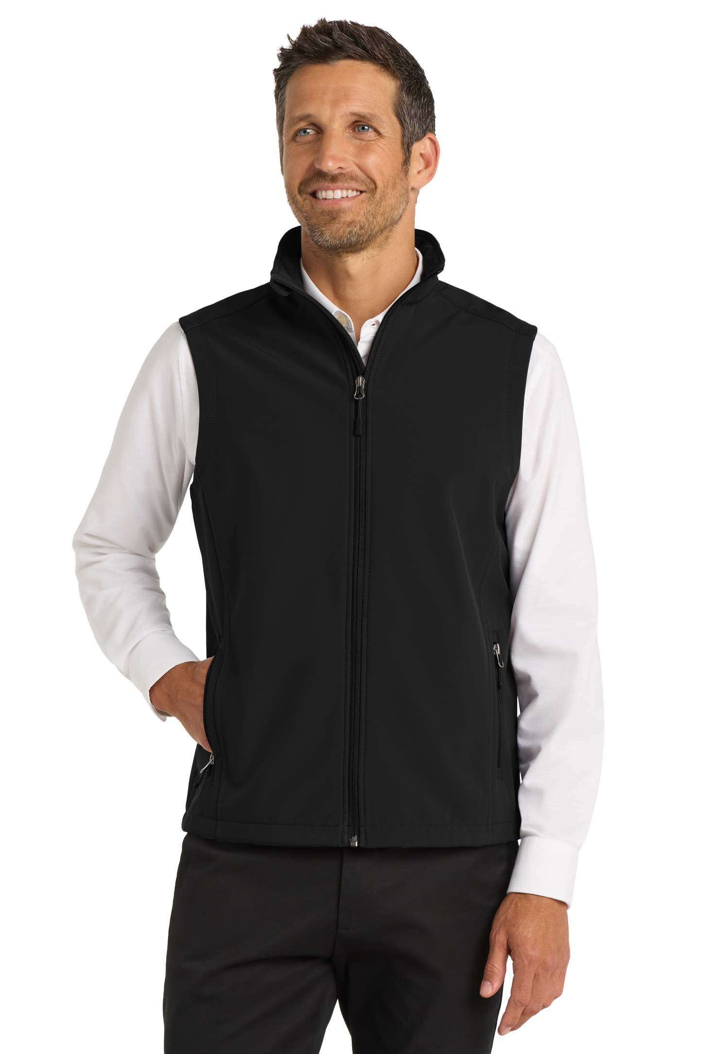Port Authority® Core Soft Shell Embroidered Vest - J325