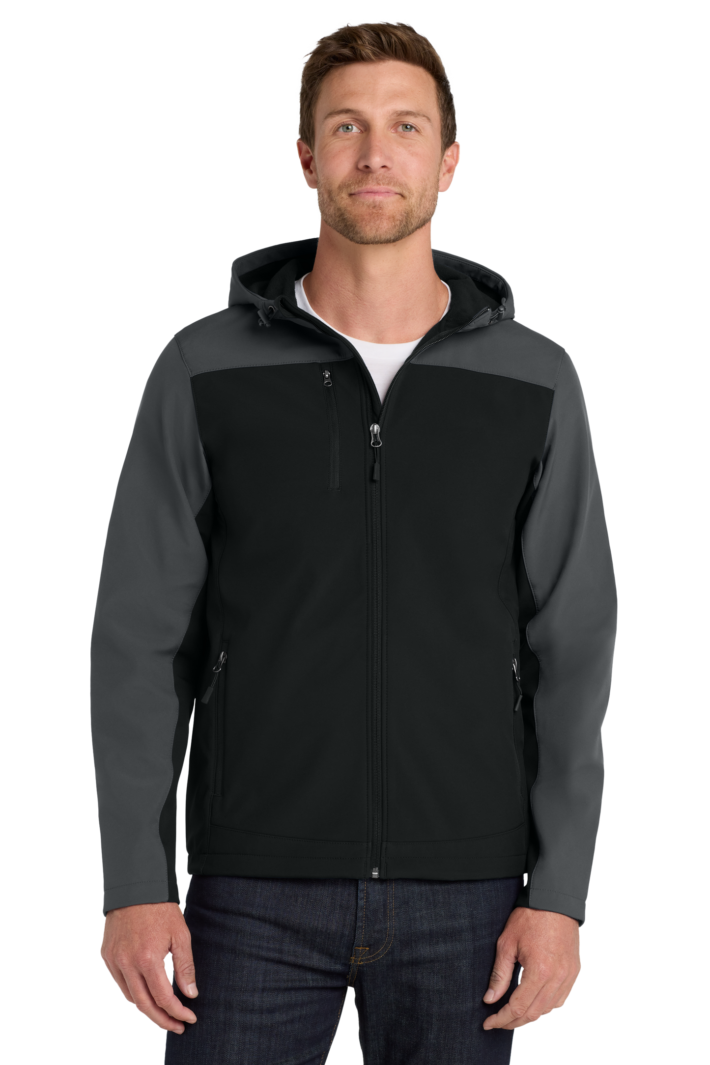 Port Authority® Hooded Core Soft Shell Jacket - J335
