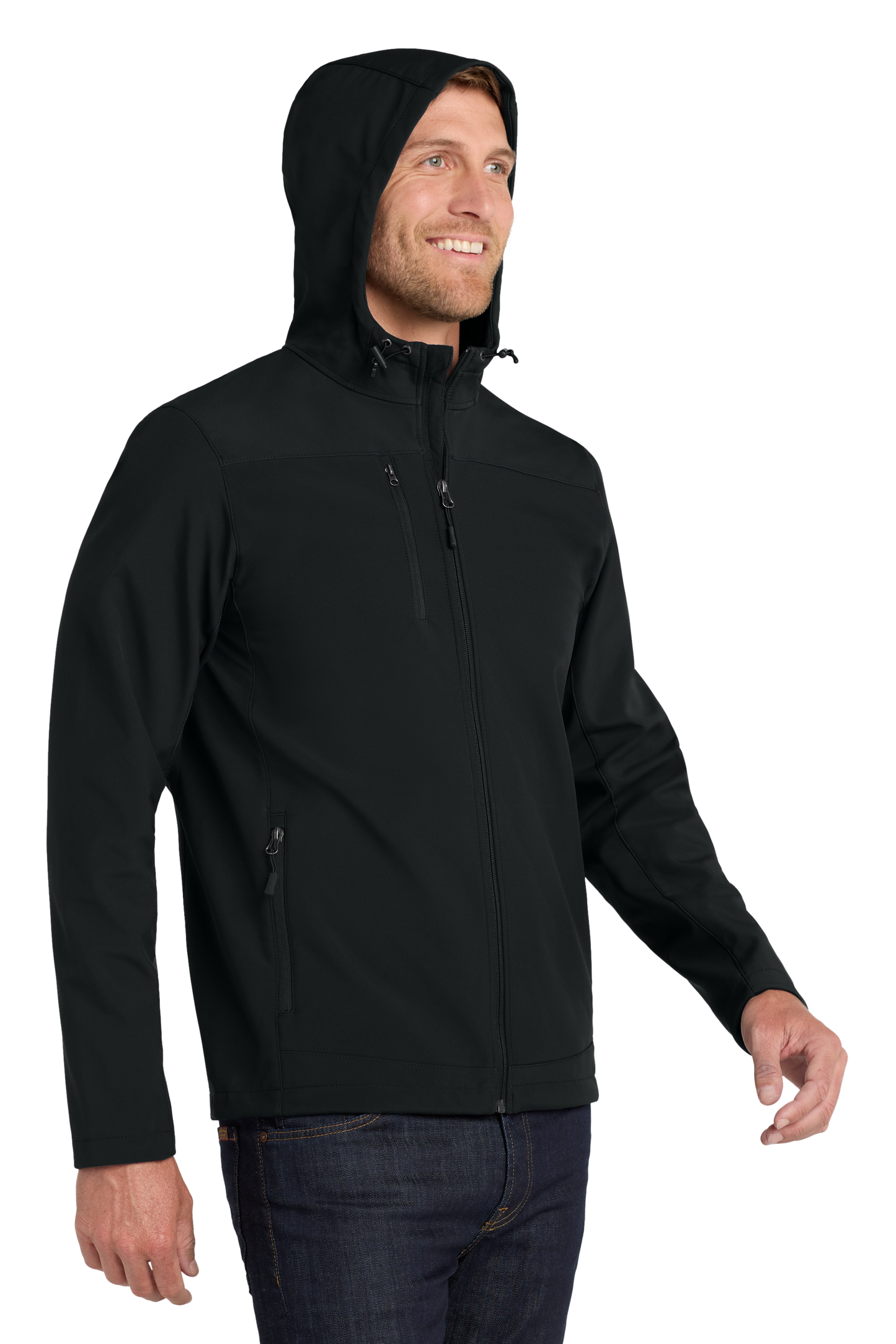 Port Authority® Hooded Core Soft Shell Jacket - J335