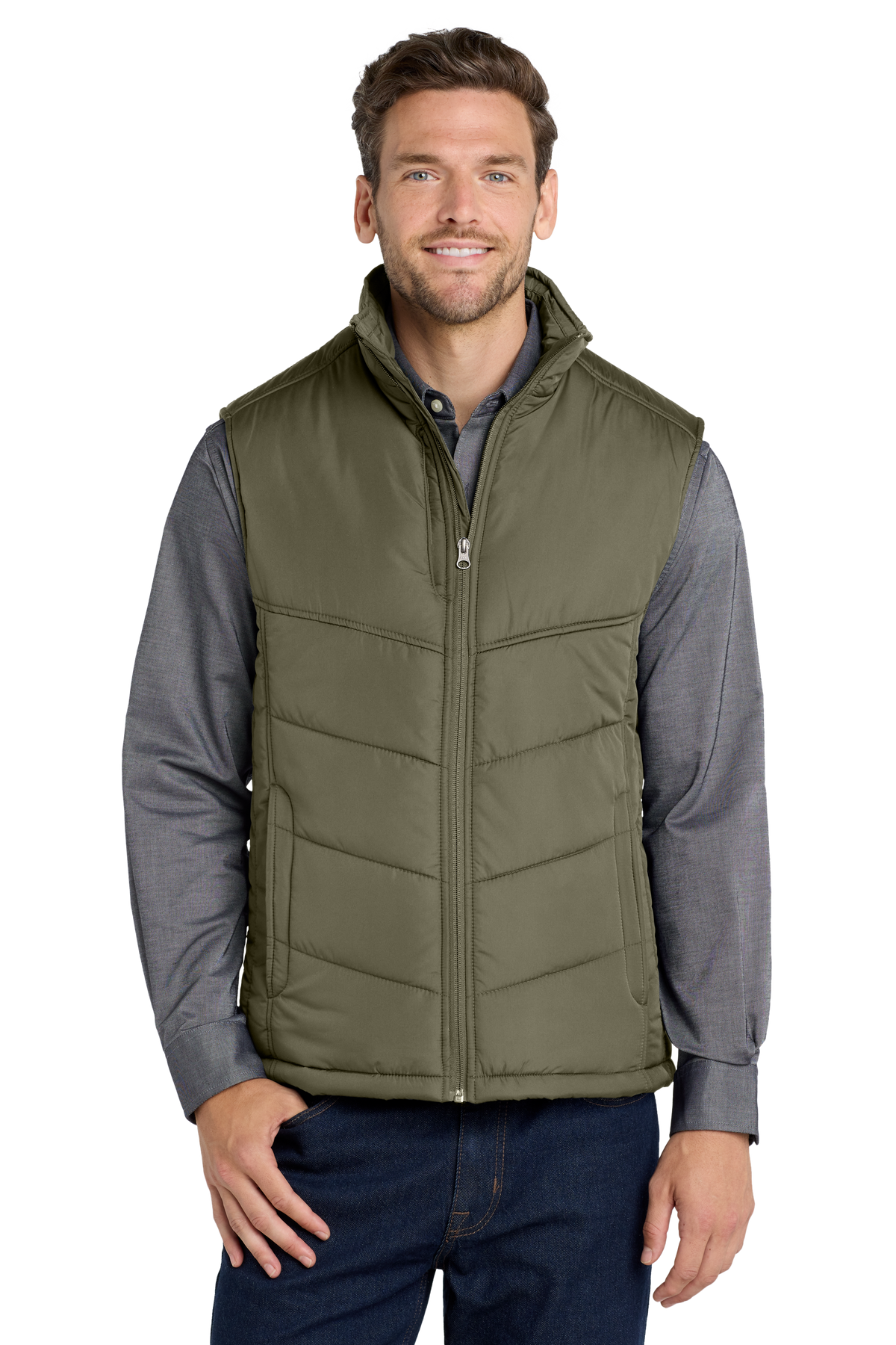Port Authority® Embroidered Puffy Vest