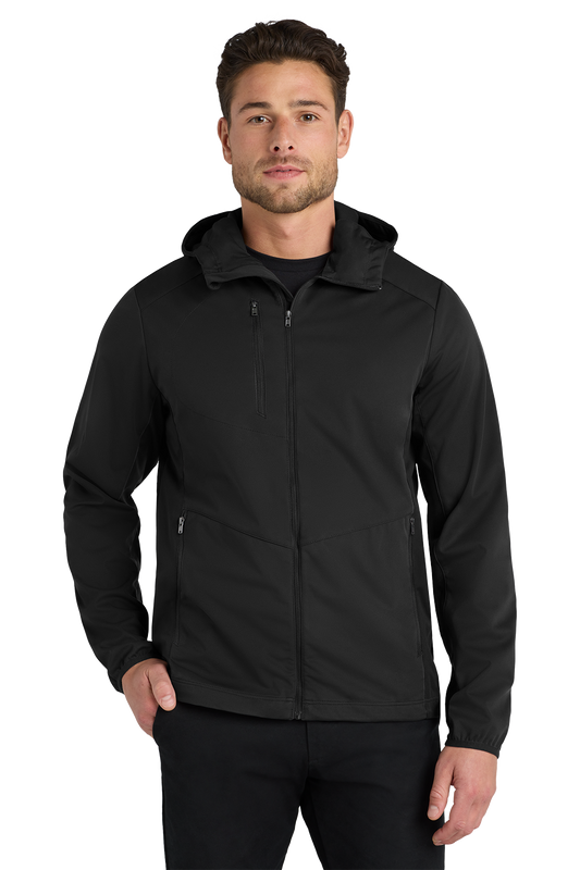 Jacket - Port Authority Active Hooded Soft Shell Jacket - J719