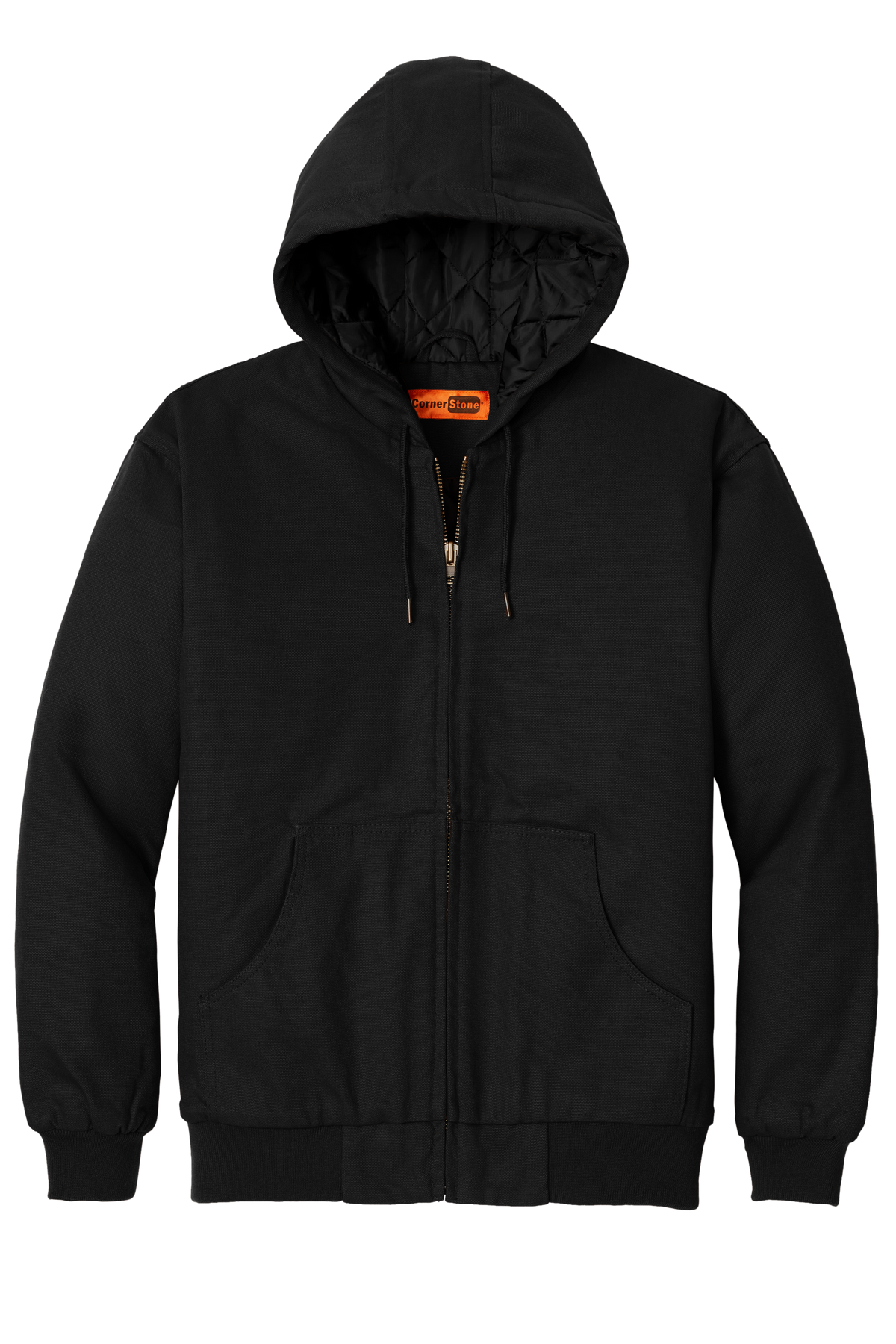 Embroidered CornerStone Duck Cloth Hooded Work Jacket - J763H