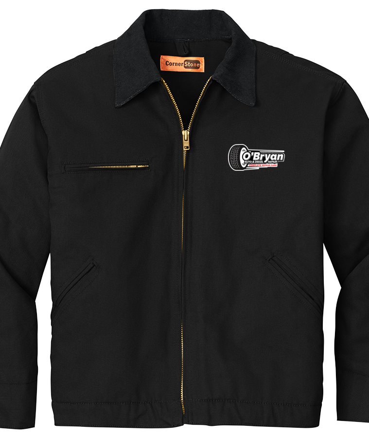 Jacket - CornerStone® - Duck Cloth Work Jacket J763 - OBryan Auto and Diesel