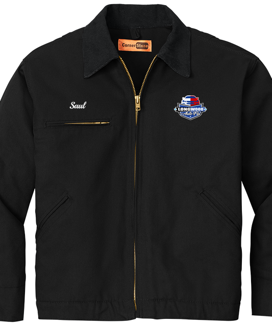 Jacket - CornerStone® - Duck Cloth Embroidered Work Jacket - J763 - Longwood Auto Fix