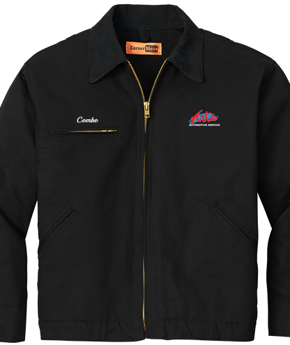 Jacket - CornerStone® - Duck Cloth Embroidered Work Jacket - J763 - Art's Automotive