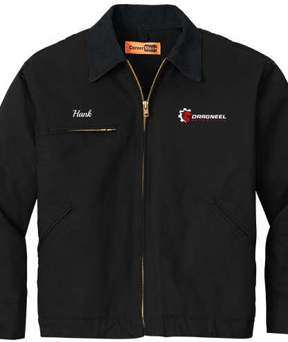 Jacket - CornerStone® - Duck Cloth Embroidered Work Jacket - J763 - Dragneel Automotive