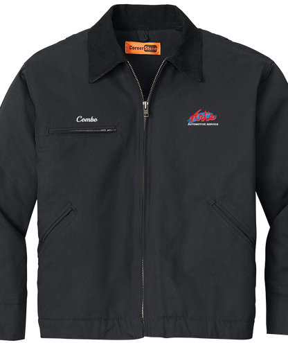 Jacket - CornerStone® - Duck Cloth Embroidered Work Jacket - J763 - Art's Automotive