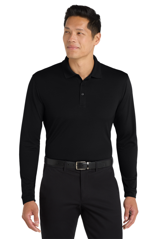 Polo - Port Authority Dry Zone UV Micro-Mesh Long Sleeve Polo - K110LS