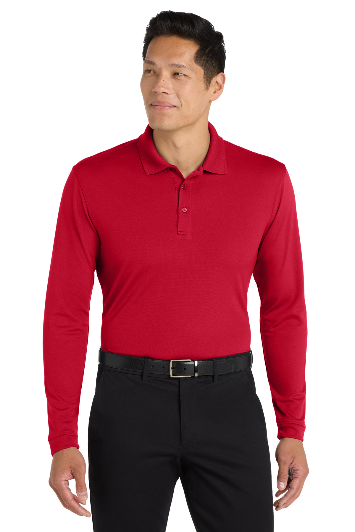 Polo - Port Authority Dry Zone UV Micro-Mesh Long Sleeve Polo - K110LS