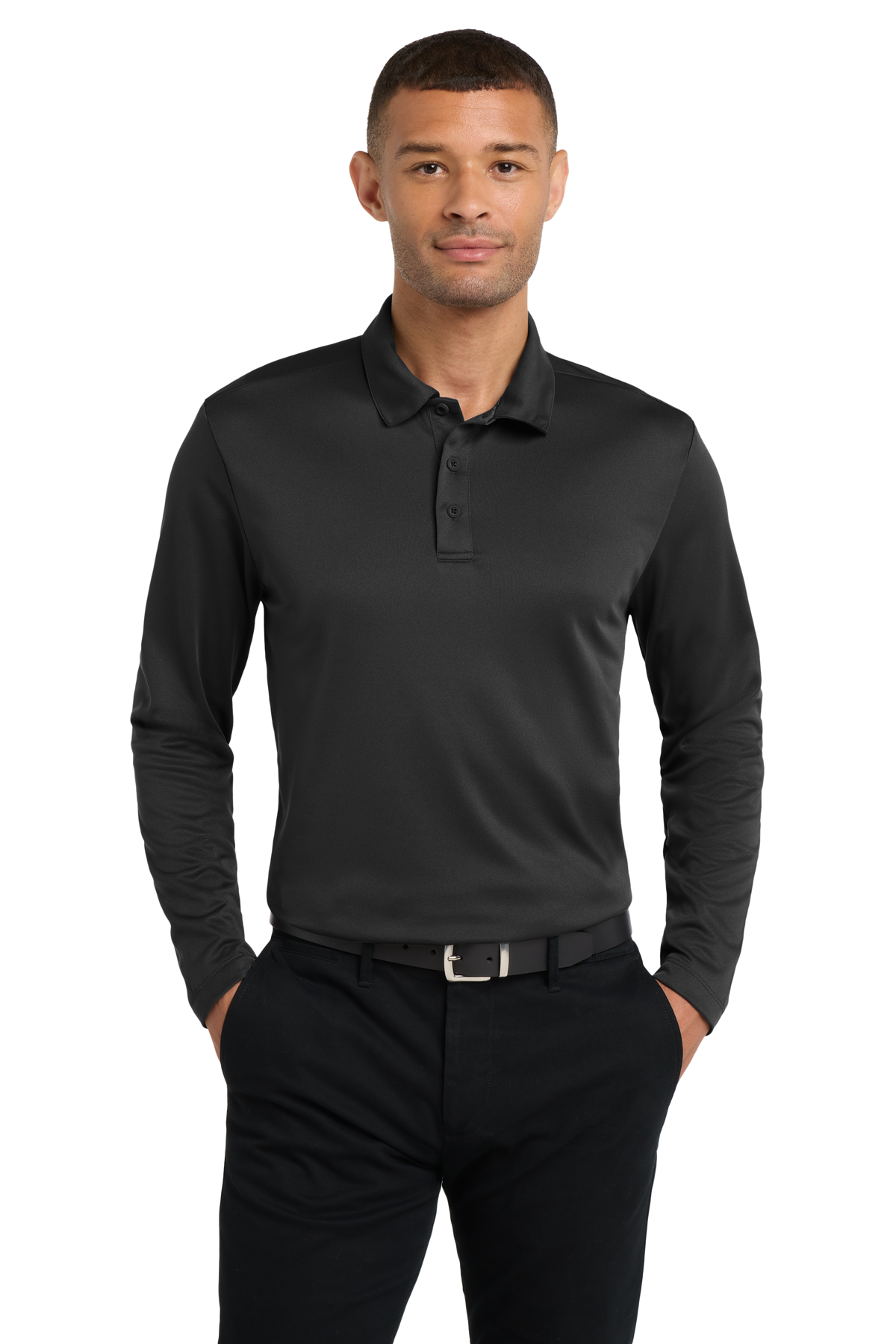Polo - Port Authority Silk Touch Performance Long Sleeve Polo - K540LS