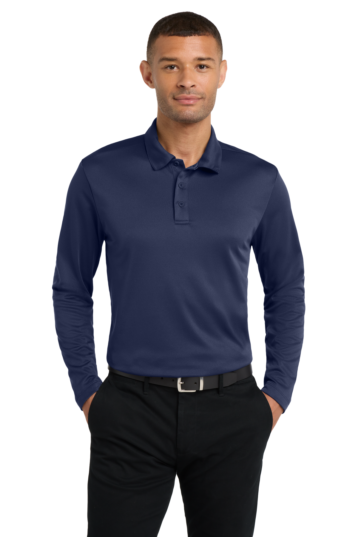 Polo - Port Authority Silk Touch Performance Long Sleeve Polo - K540LS