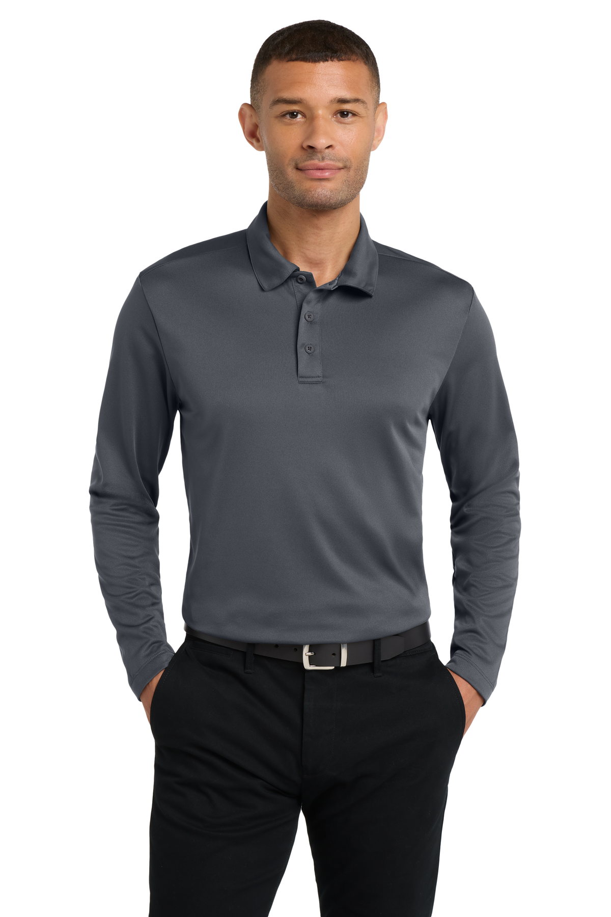 Polo - Port Authority Silk Touch Performance Long Sleeve Polo - K540LS