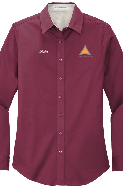Workshirt -  Port Authority® Women's Long Sleeve Easy Care Shirt L608 - Trinity Auto Care