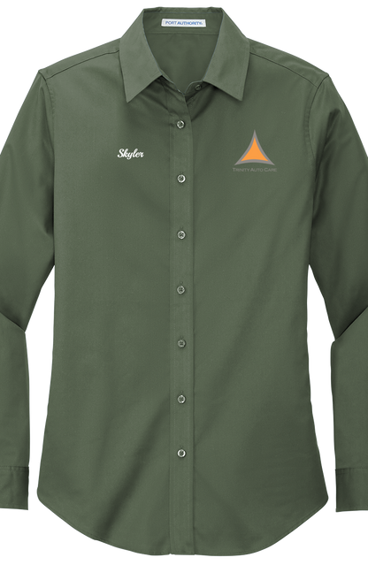 Workshirt -  Port Authority® Women's Long Sleeve Easy Care Shirt L608 - Trinity Auto Care