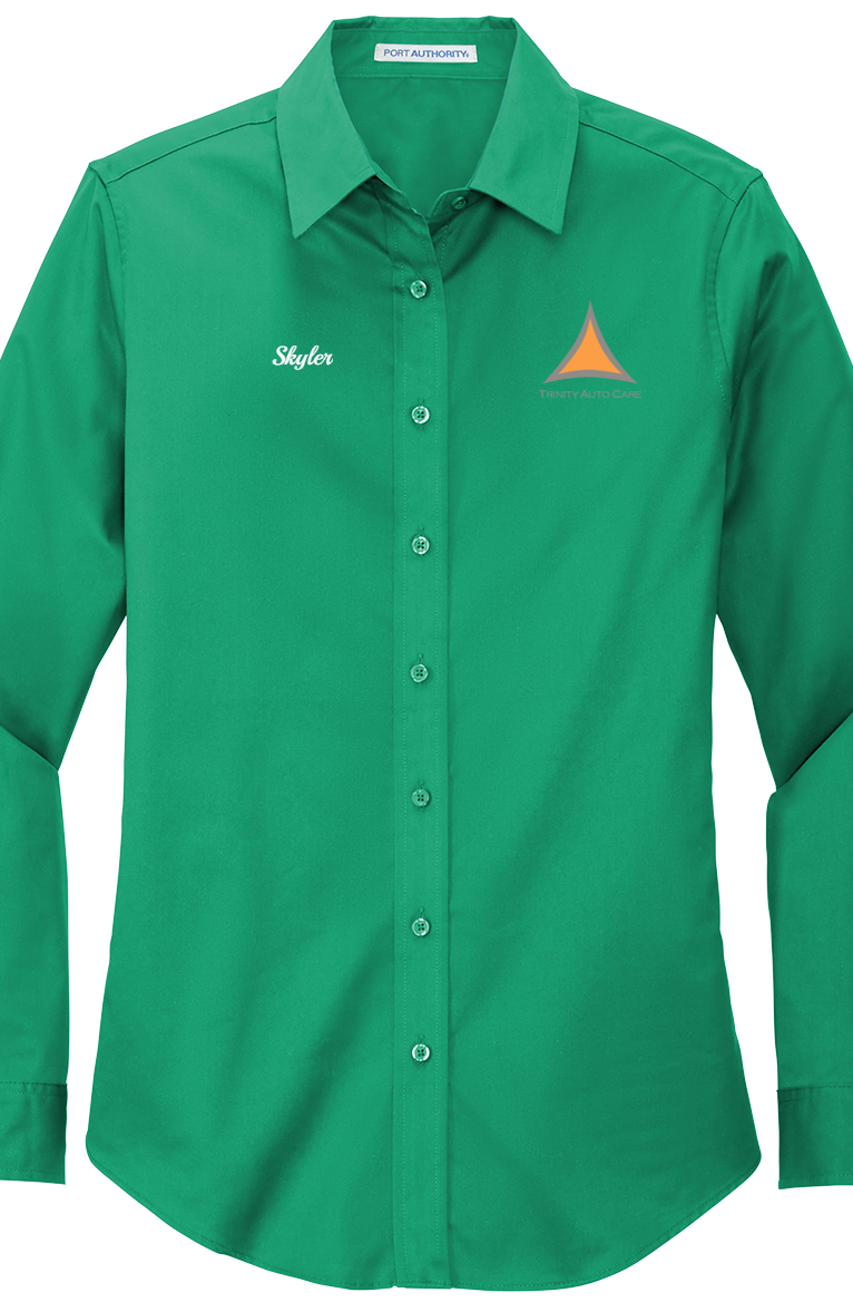 Workshirt -  Port Authority® Women's Long Sleeve Easy Care Shirt L608 - Trinity Auto Care