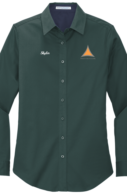 Workshirt -  Port Authority® Women's Long Sleeve Easy Care Shirt L608 - Trinity Auto Care
