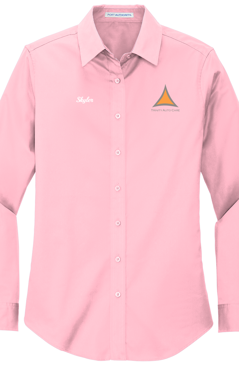 Workshirt -  Port Authority® Women's Long Sleeve Easy Care Shirt L608 - Trinity Auto Care