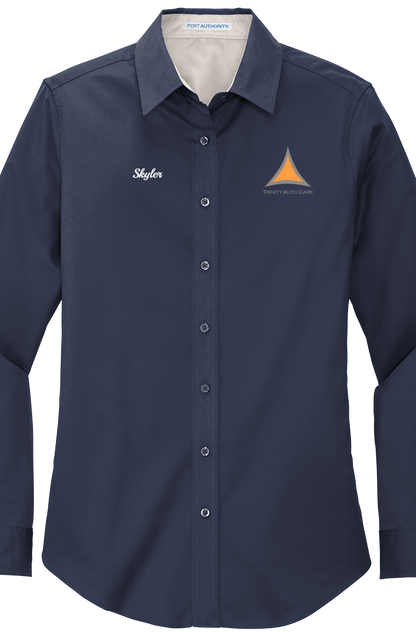 Workshirt -  Port Authority® Women's Long Sleeve Easy Care Shirt L608 - Trinity Auto Care