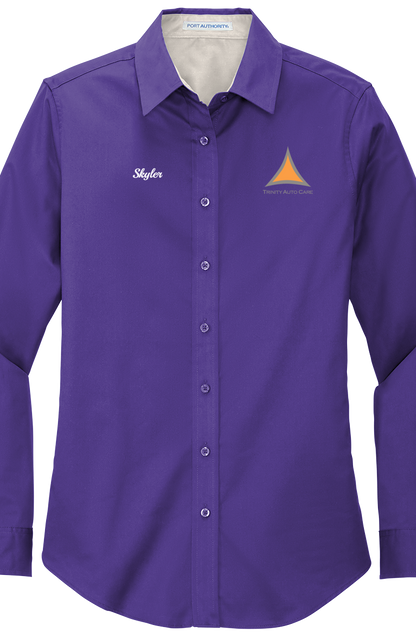 Workshirt -  Port Authority® Women's Long Sleeve Easy Care Shirt L608 - Trinity Auto Care