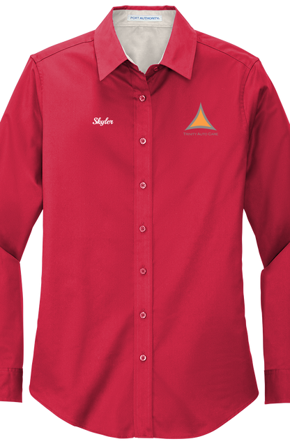 Workshirt -  Port Authority® Women's Long Sleeve Easy Care Shirt L608 - Trinity Auto Care