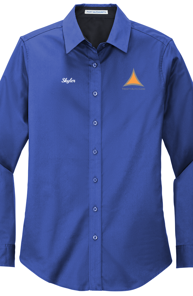 Workshirt -  Port Authority® Women's Long Sleeve Easy Care Shirt L608 - Trinity Auto Care