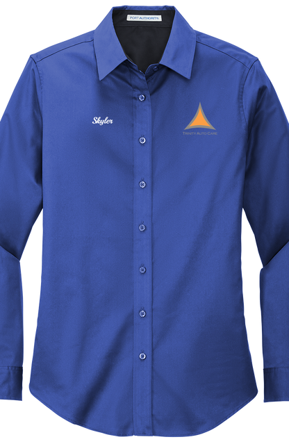 Workshirt -  Port Authority® Women's Long Sleeve Easy Care Shirt L608 - Trinity Auto Care