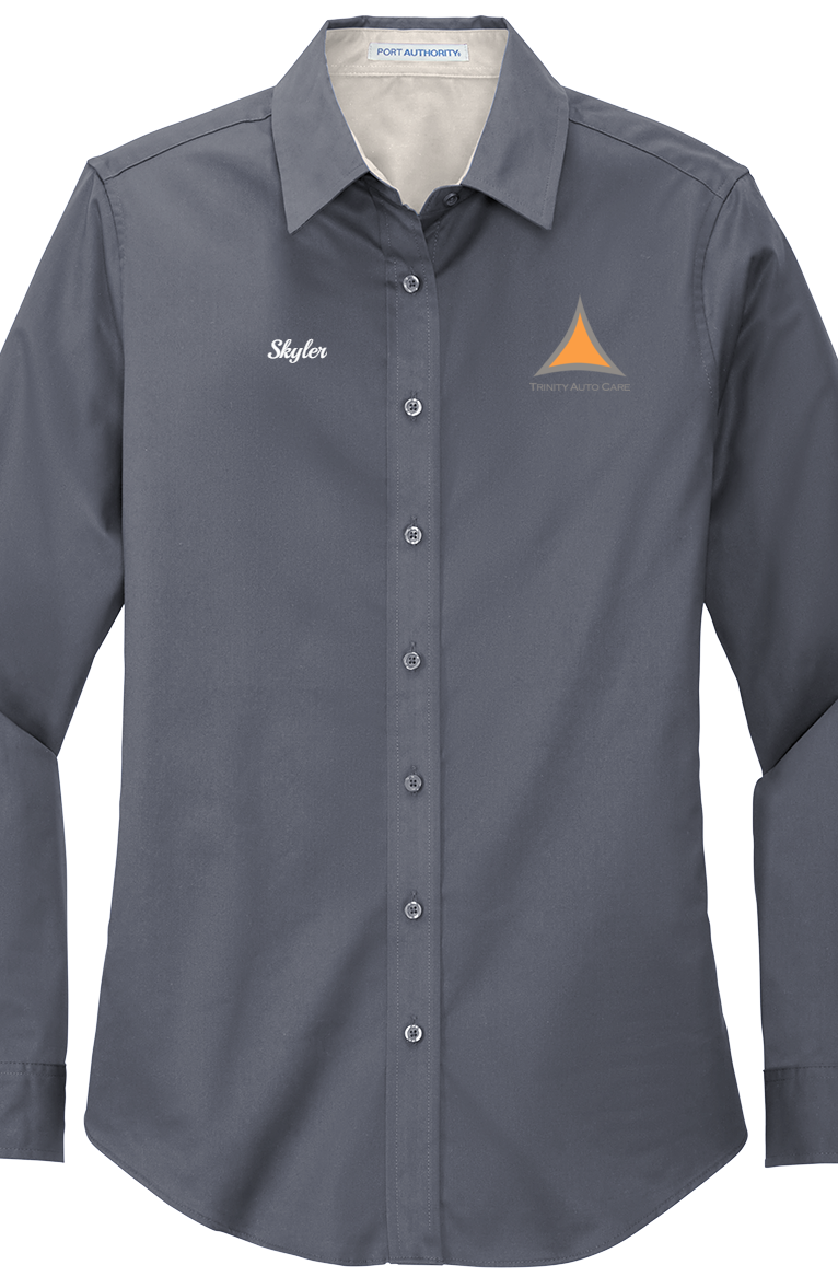 Workshirt -  Port Authority® Women's Long Sleeve Easy Care Shirt L608 - Trinity Auto Care