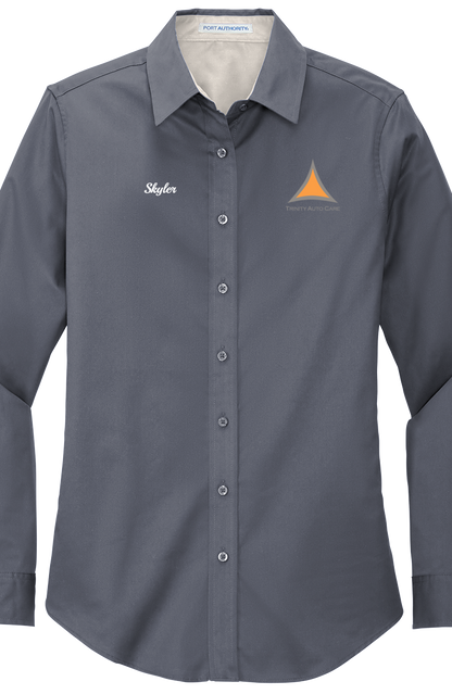 Workshirt -  Port Authority® Women's Long Sleeve Easy Care Shirt L608 - Trinity Auto Care