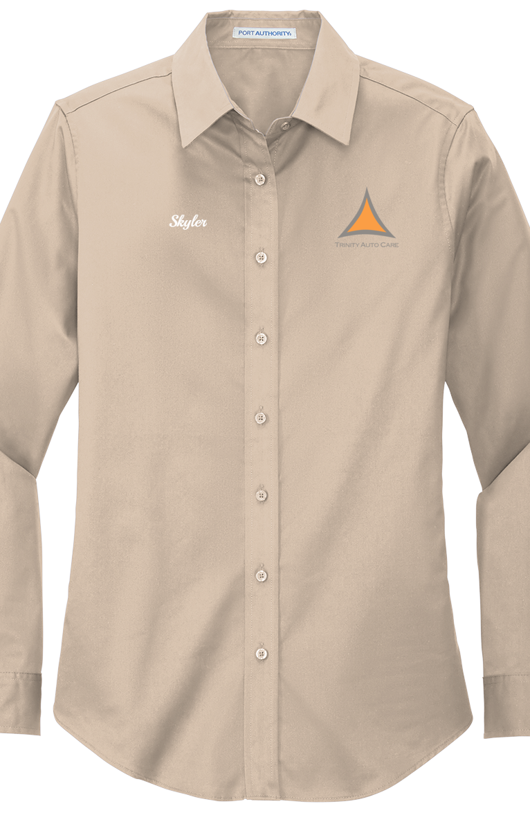 Workshirt -  Port Authority® Women's Long Sleeve Easy Care Shirt L608 - Trinity Auto Care