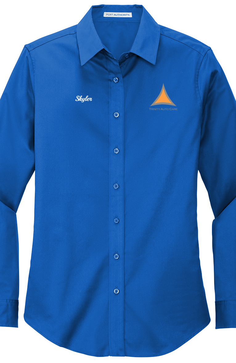 Workshirt -  Port Authority® Women's Long Sleeve Easy Care Shirt L608 - Trinity Auto Care