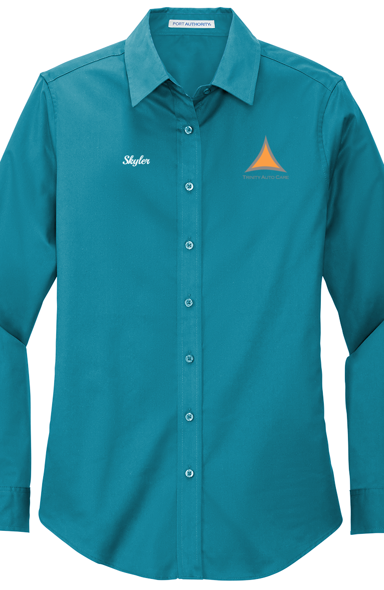 Workshirt -  Port Authority® Women's Long Sleeve Easy Care Shirt L608 - Trinity Auto Care